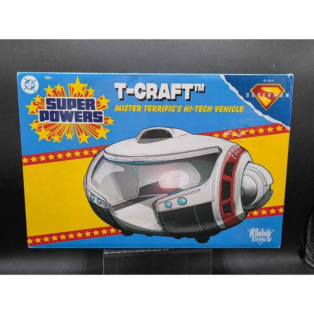 Super Powers T-Craft Mister Terrific Hi-Tech Vehicle By McFarlane Toys DC 12+